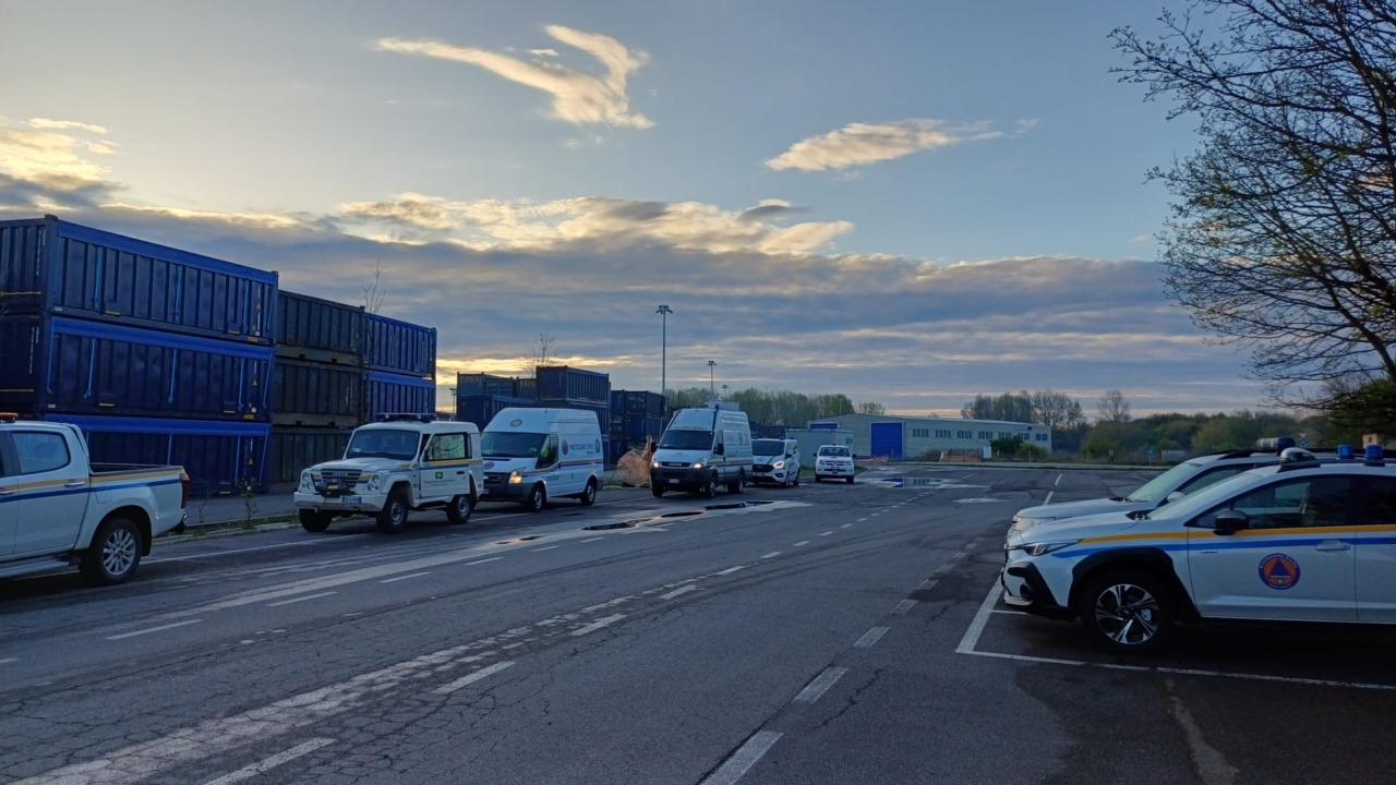 La Colonna Mobile della Protezione Civile cremonese in campo alle Olimpiadi Milano‑Cortina