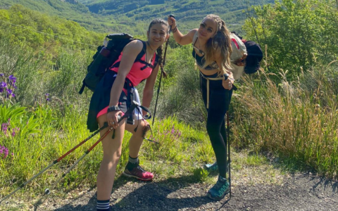 “La fatica e poi l’emozione dell’arrivo sulla Via degli Dei”