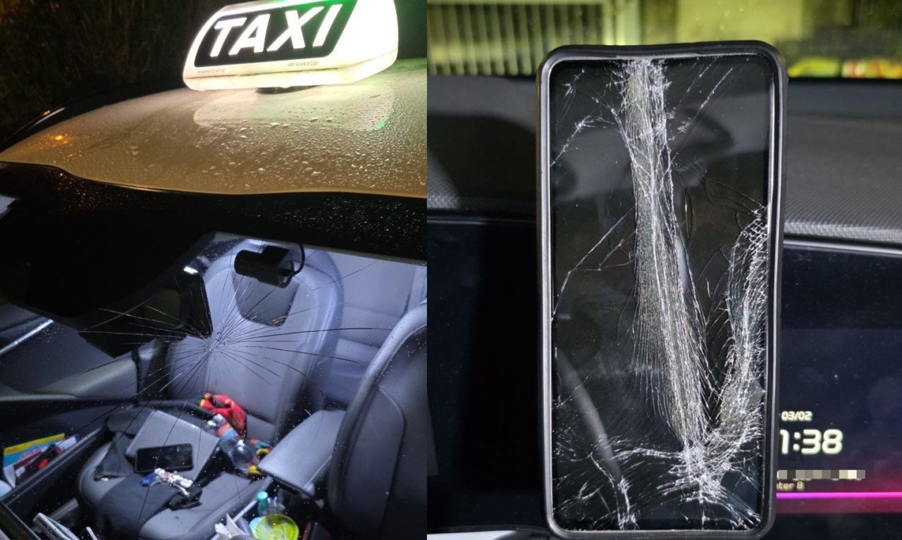 Litiga con un tassista e gli danneggia smartphone e parabrezza
