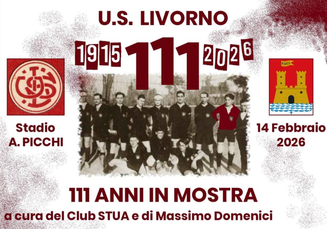 Livorno celebra 111 anni di storia amaranto con mostre e riconoscimenti