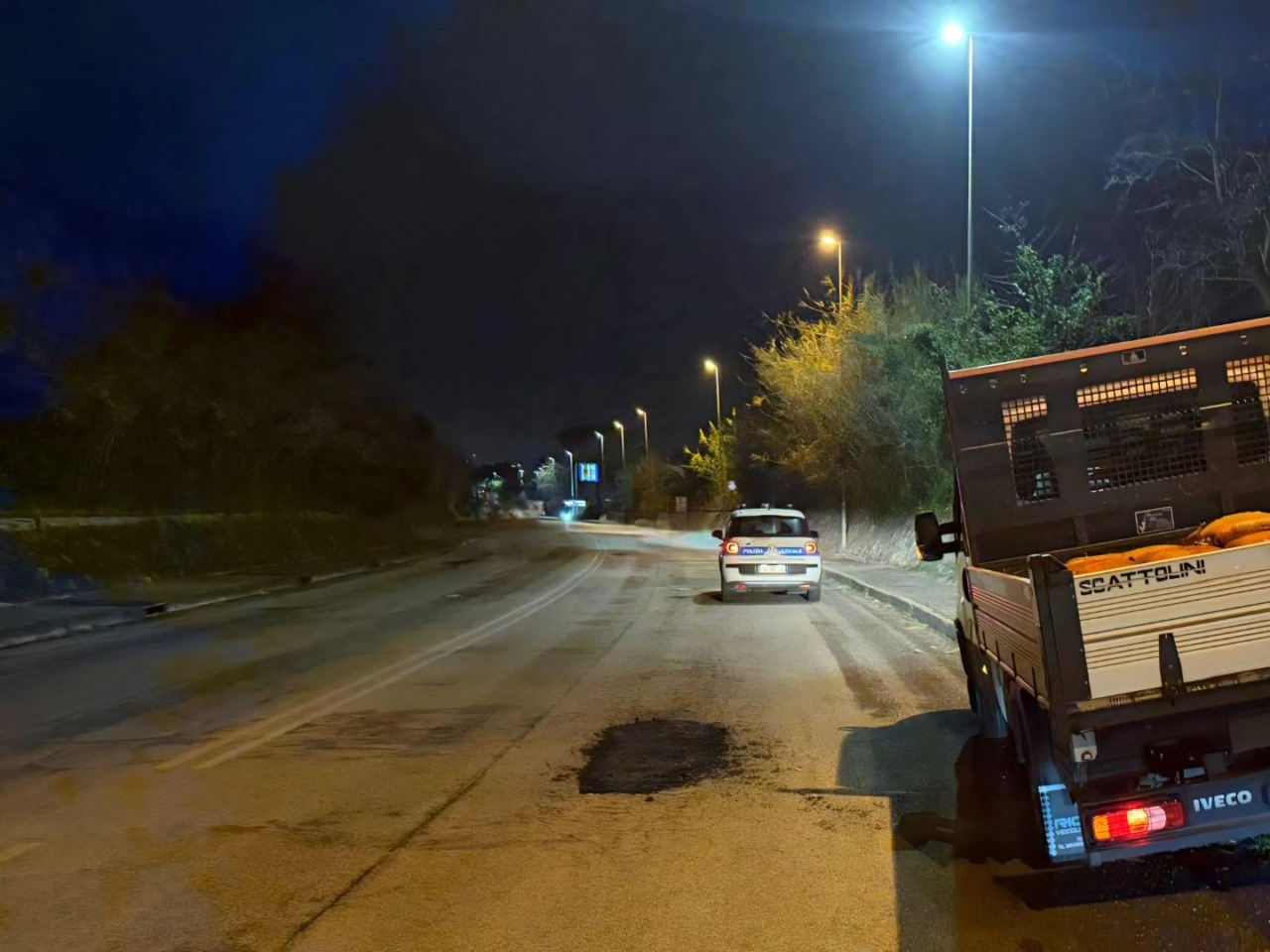 Maltempo, primi interventi sulle strade