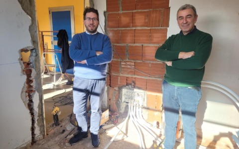 Nuovi servizi igienici alla sede dei vigili del fuoco di Borgomanero