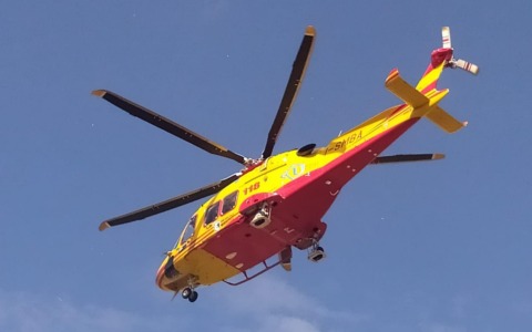 Operaio travolto da un muletto, interviene l’eliambulanza