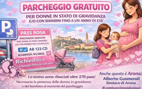 Pass Rosa ad Arona: anche nel 2026 prosegue l’iniziativa