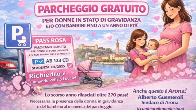 Pass Rosa ad Arona: anche nel 2026 prosegue l’iniziativa
