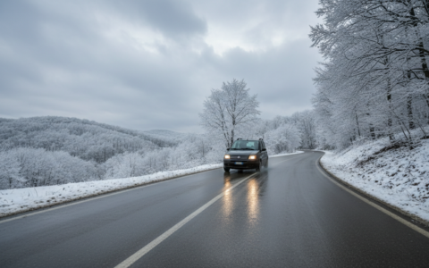Quando la pioggia diventa ghiaccio: il gelicidio insidia le strade dell’Oltrepò Pavese