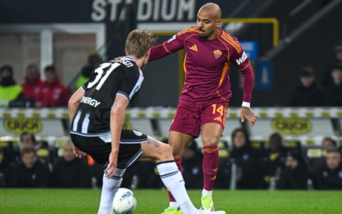 Roma battuta a Udine 1-0. Brusca frenata per i giallorossi. Decide Ekkelenkamp