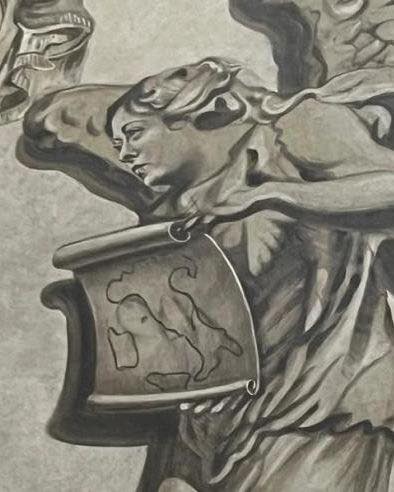 San Lorenzo in Lucina, rimosso il volto dell’angelo simile a Meloni