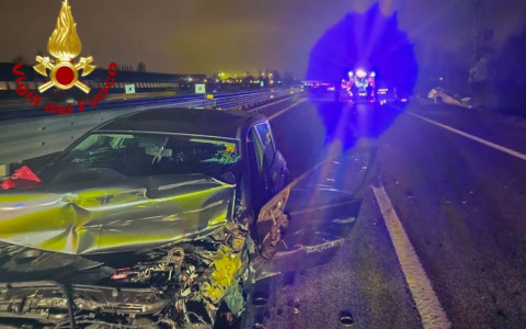 Scontro tra cinque auto sulla Tangenziale Nord a Vigonza