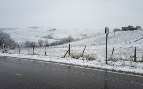 Settimana di maltempo in Lombardia: rischio gelicidio in Oltrepò Pavese