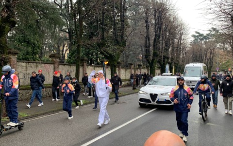 Vimercatese in festa per la fiamma olimpica
