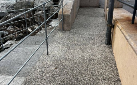 A Rapallo eliminate le barriere architettoniche dal Molo Bruno De Lorenzi.