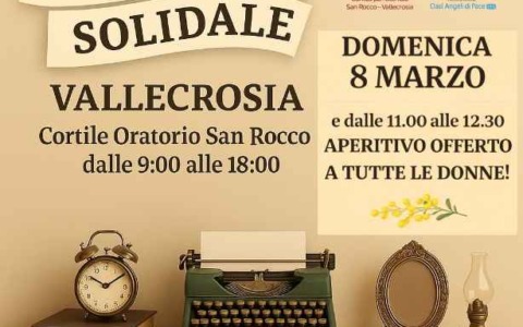 A Vallecrosia l’8 marzo fiorisce la solidarietà nel cortile dell’Oratorio San Rocco