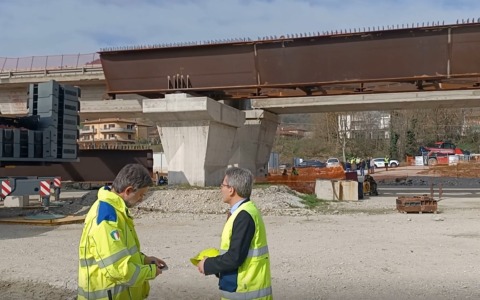 Acqualagna. Al via il varo del nuovo viadotto Candigliano – FOTO