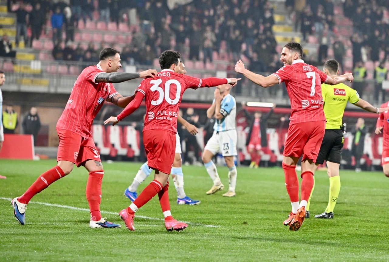 Cesena – Monza, biancorossi show al Manuzzi: finisce 1-3 (in 10), un tris che conferma la vetta!