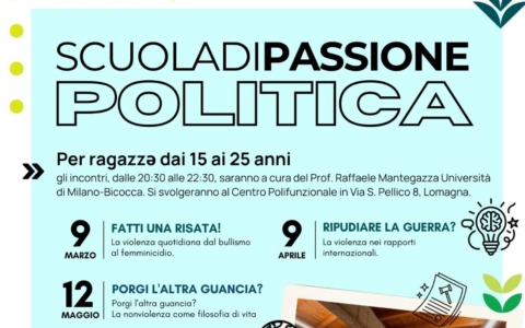 E’ ai nastri di partenza la “Scuola di Passione Politica” per giovani dai 15 ai 25 anni