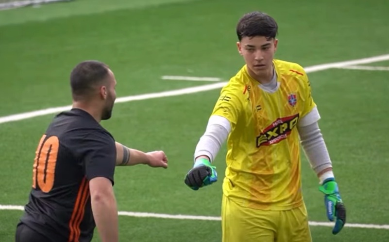 E’ nata a una stella tra i pali del Camporosso: Magnoli strepitoso nel 3-3 con l’Ospedaletti