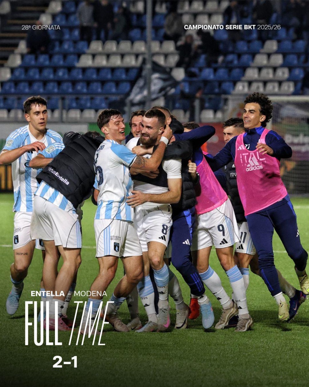 Entella-Modena: 2-1