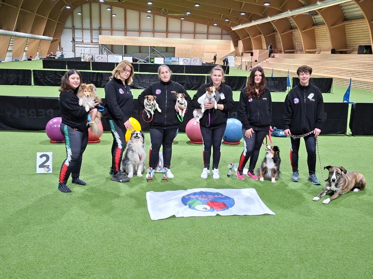 Esordio al campionato europeo di treibball con un settimo posto di cui essere fieri