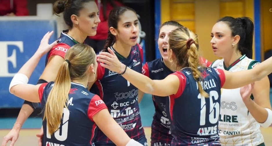 Gorgonzola amaro per la Pallavolo Cabiate che cade ancora in casa al tie break