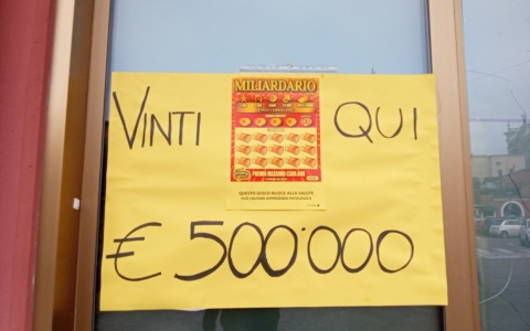 Gratta e Vinci fortunato da 500.000 euro a Montichiari