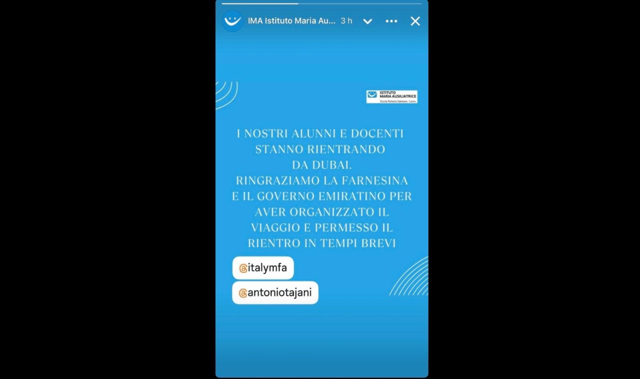 Guerra in Iran, stanno rientrando da Dubai gli studenti lecchesi bloccati a Dubai