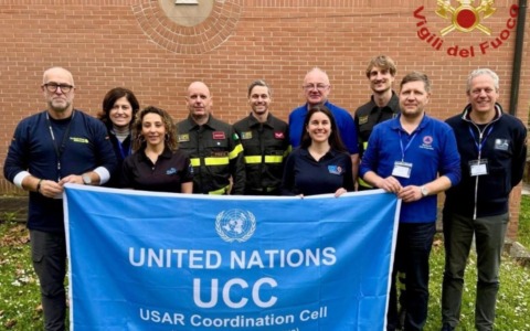 I Vigili del Fuoco di Pavia protagonisti nel corso internazionale di Coordinamento USAR a Volterra