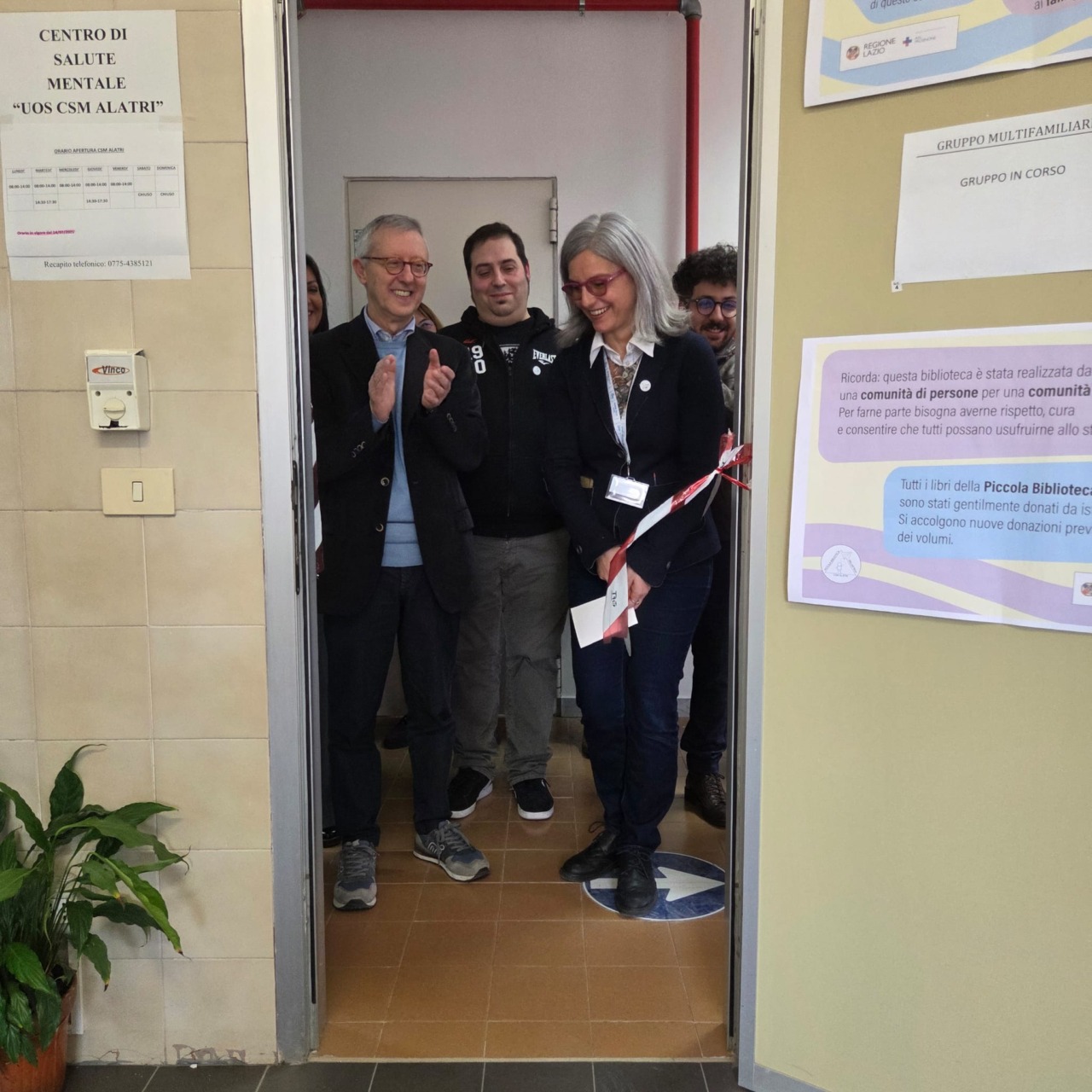Inaugurata la “Piccola Biblioteca dell’Attesa” al CSM