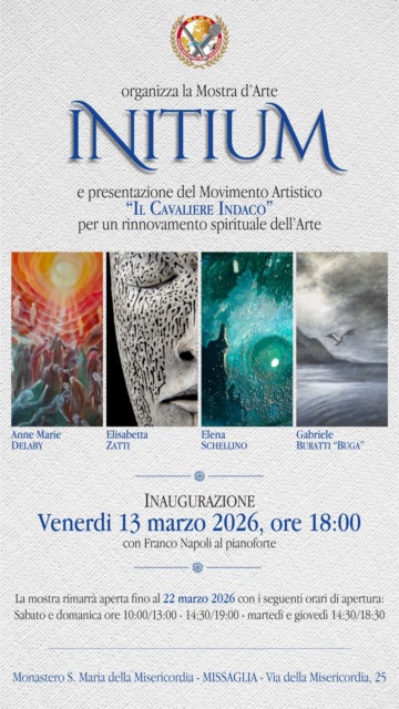 “Initium”, l’arte come inizio e trasformazione: al via la mostra collettiva dedicata alla luce interiore