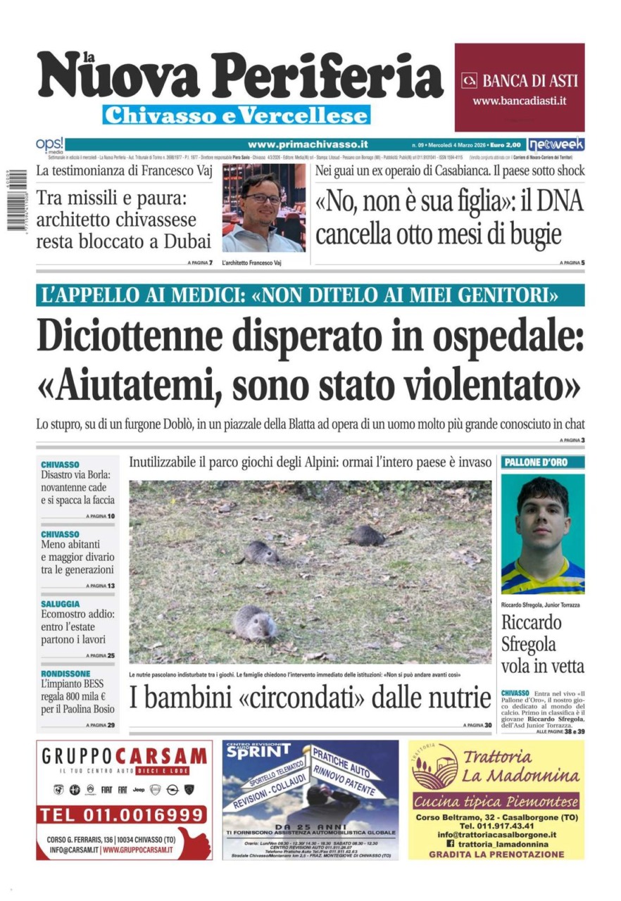 La Nuova Periferia è in edicola oggi, mercoledì 4 marzo