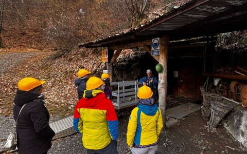 La primaria Diaz di San Giovanni di Lecco in visita alle miniere