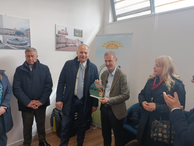 L’Assessore regionale Pasquale Ciacciarelli in visita all’Unione Cinquecittà