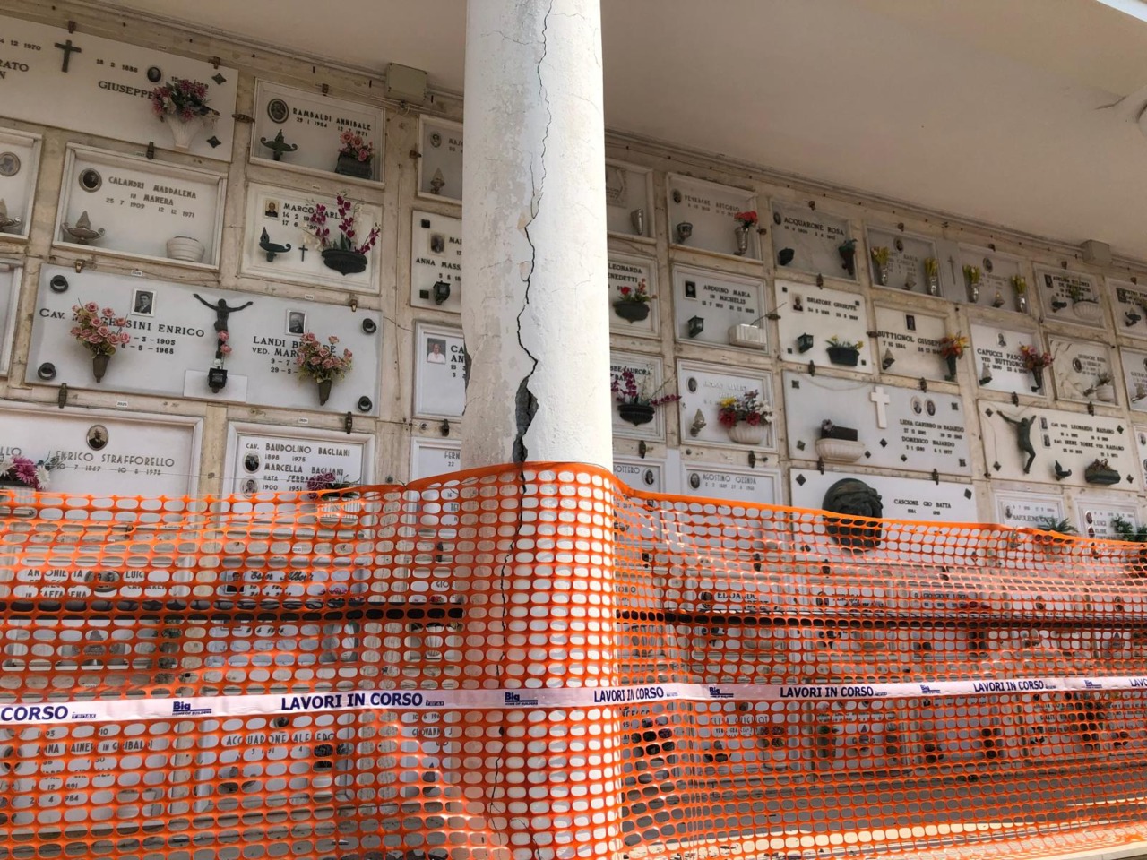 Lunedì estumulazione salme al cimitero di Porto Maurizio