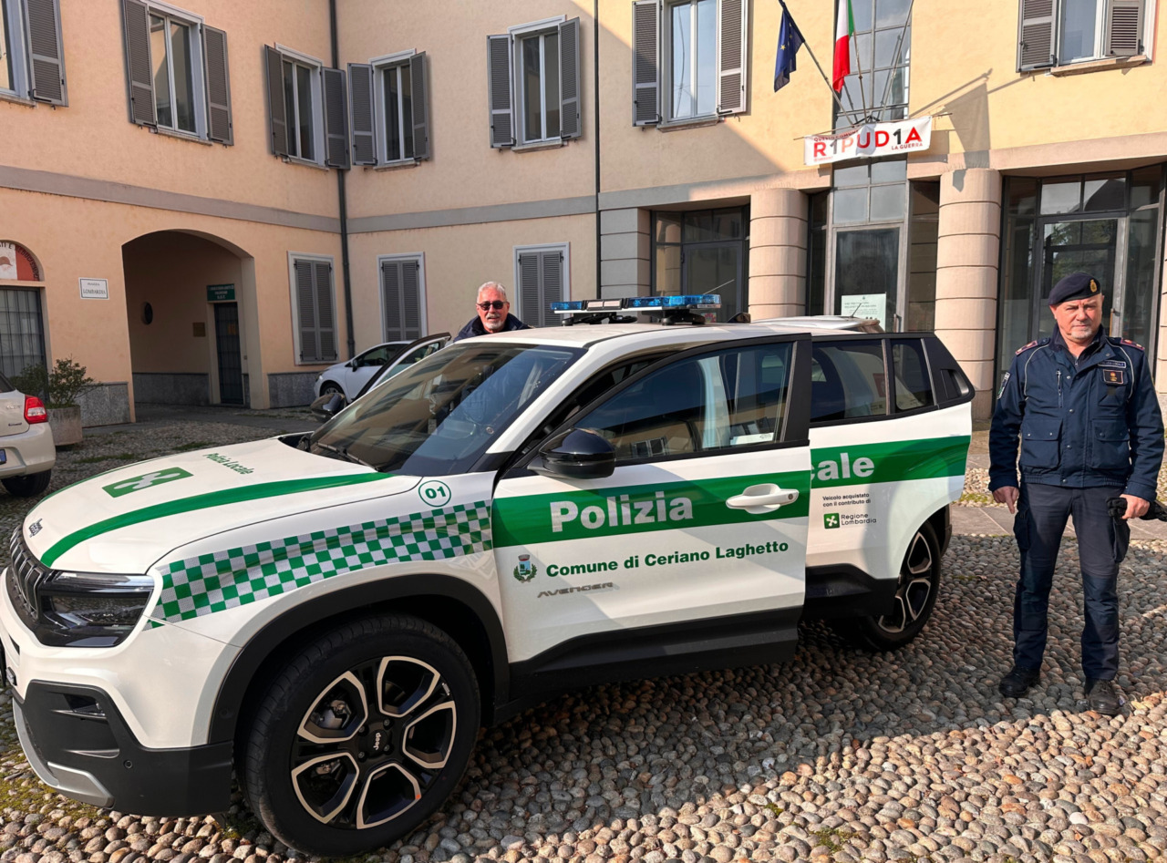 Nuova auto per la Locale grazie ai fondi della Regione