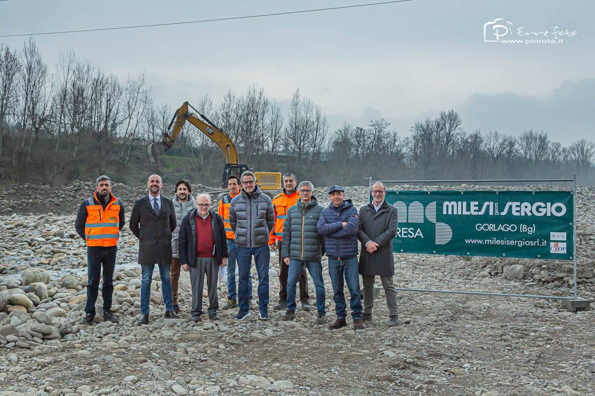 Partono i lavori della passerella ciclopedonale Paladina-Almenno