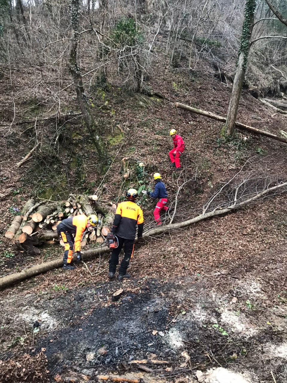 Pasturo: pulita la valle del tufo e il canale Marioni