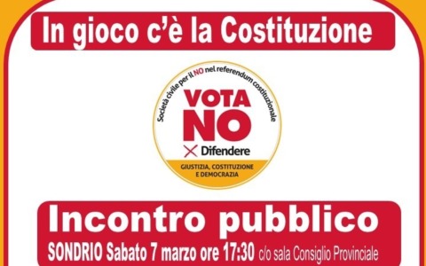 Referendum sulla giustizia: le ragioni del NO in un incontro pubblico a Sondrio