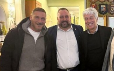 Roma, Totti e Gasperini progettano il futuro a cena