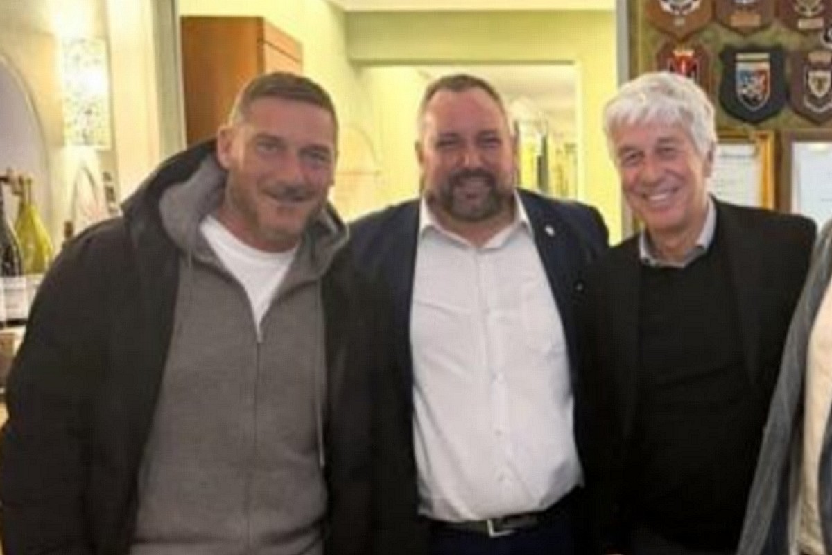 Roma, Totti e Gasperini progettano il futuro a cena