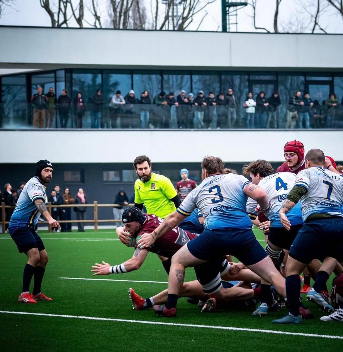 Rugby Cernusco mozzafiato: San Mauro battuto di misura 39-38