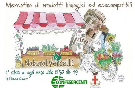 Sabato torna il mercatino a Km zero di NaturalVercelli