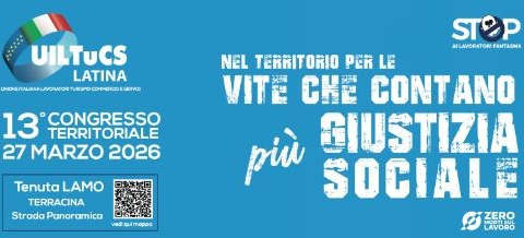 “TENUTA LAMO”, il 13mo Congresso della UilTucs Latina