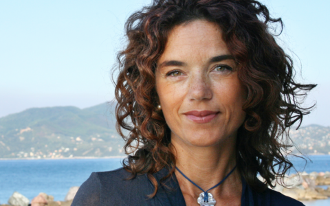 Valeria Corciolani alla biblioteca di Santa Margherita Ligure