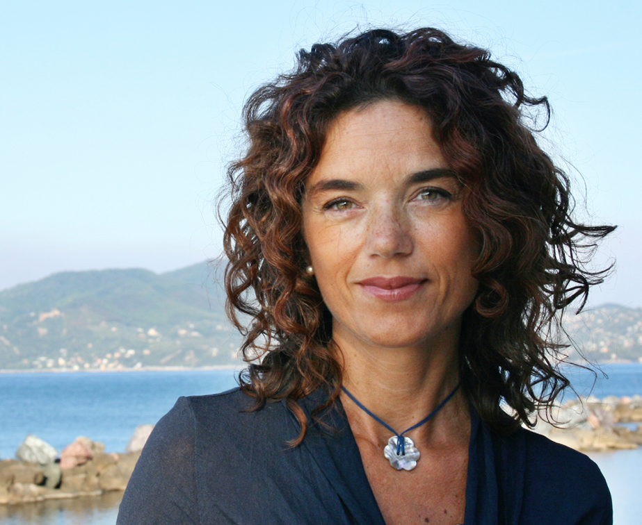 Valeria Corciolani alla biblioteca di Santa Margherita Ligure