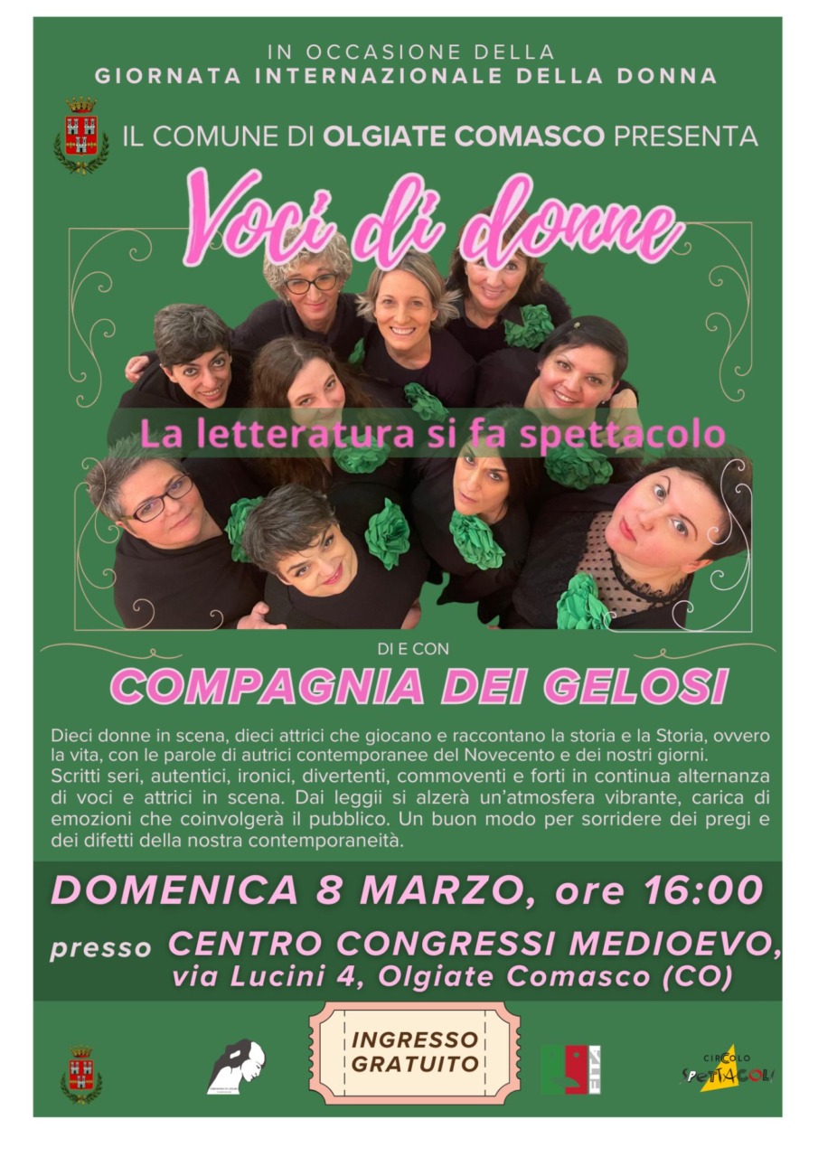 “Voci di donne” celebrano la ricorrenza dell’8 marzo