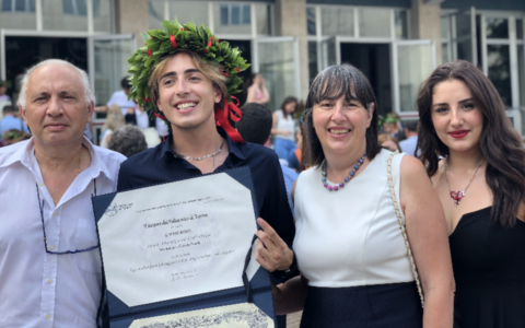 Alberto Rosso, studente settimese da record: a soli 25 anni ottiene la quinta laurea