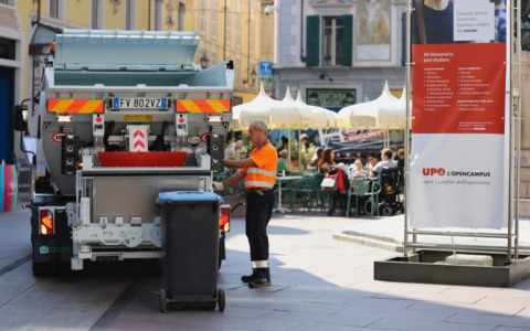 Alessandria: dal 18 maggio nel centro storico raccolta dei rifiuti indifferenziati una sola volta alla settimana