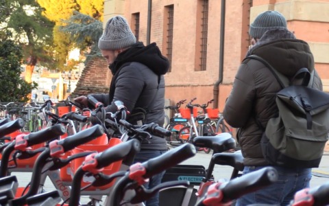 Bike sharing a Bologna ,a marzo quasi 5mila utenti al giorno