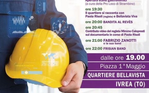 Festa dei lavoratori in piazza Primo Maggio a Ivrea