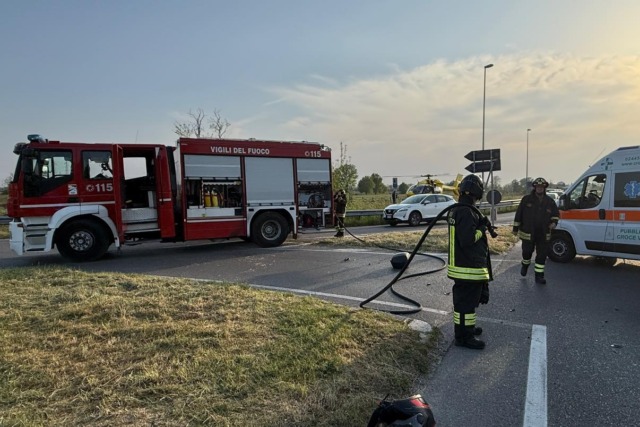 Grave incidente sulla Vigevanese